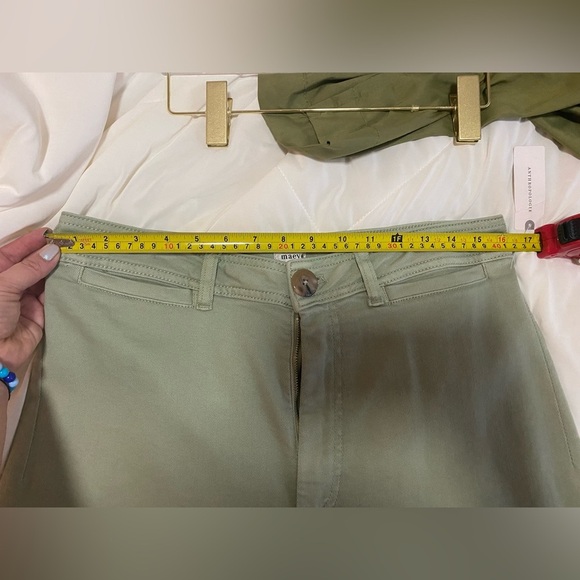 Anthropologie - Maeve The Ettie High-Rise Crop Wide-Leg Jeans - Picture 4 of 4